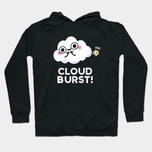 Cloud Burst Cute Cloud Fart Pun Hoodie